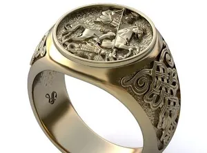 Кольцо в STL для 3D печати