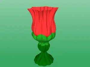 Две вазы-цветка
