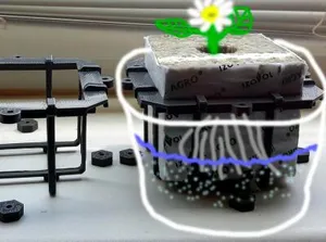 Aqua Pot Puzzle 75mm 4DWC System