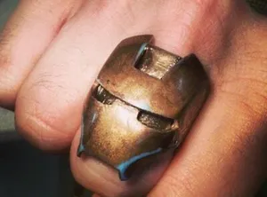 Кольцо "Шлем Ironman"