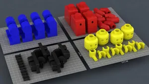Фигурки в стиле популярной игры