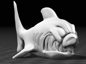 Angry shark