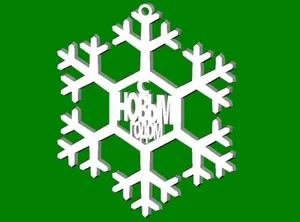 Снежинка "С новым годом"