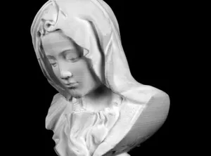 Bust of Mary from Pietà in St. Pete...