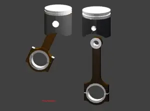Брелки виде поршеня