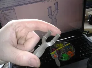 Рогатка для плетения из резинок