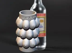 Real VODKA SHOT GLASS