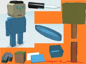 3D Low survival pack ((8 model))