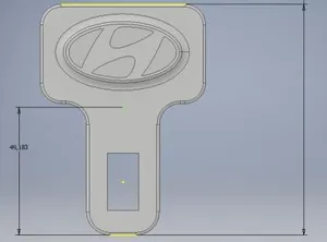 Заглушка ремня безопасности Hyundai...