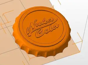 Пуговица Nuka Cola