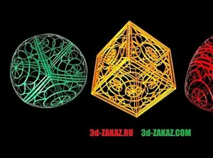 Мандала 3д модель Mandala 3d model