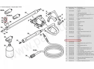 Золотник Фиксатор насадки Stihl