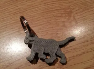 Брелок на ключи "Кот"