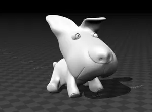 3D dog