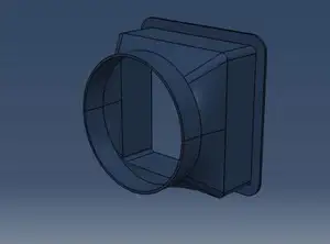 Фланец для вентялятора 120х38