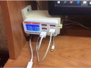 Крепление зарядного устройства USB...