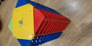 Набор креплений для стойки из 4 ящи...