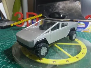 Tesla Cybertruck модель в масштабе...