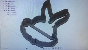 фОРМА ДЛЯ ВЫРУБКИ ЗАЙЧИК