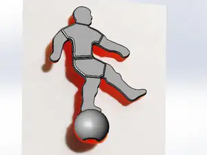 Фигурка футболиста для настольной и...