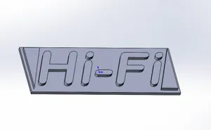 Табличка "Hi-Fi" для колонок S90