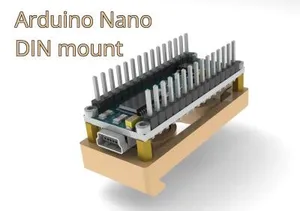Крепление Arduino Nano на DIN рейку