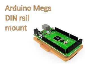 Крепление Arduino Mega на DIN рейку...