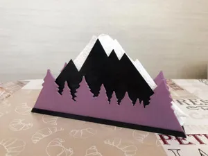 Салфетница. Горы