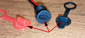 Заглушка для разъема USB-C от грязи...