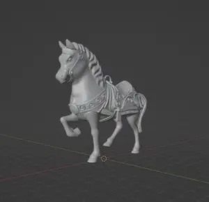 Елочная игрушка лошадка