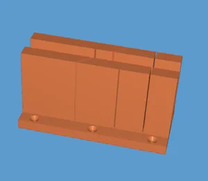 Стусло для плинтуса 80x16
