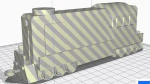 Тепловоз самодельный ТМ2 (ТМ15)