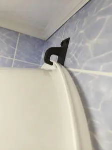 Крепление тазика на стену