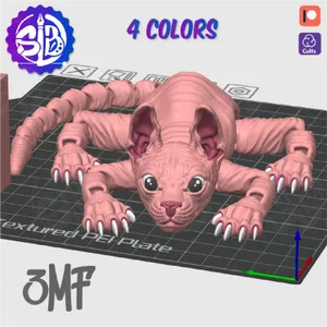 GATO Sphynx - FLEXI - 3MF - PRINT-I...