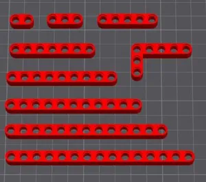 Балки похожие на LEGO TECHNIC