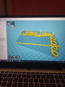 стикер с новым годом 2020