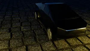 3D Модель автомобиля "Tesla Cybertr...