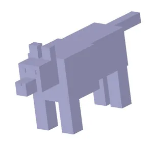 Собака из Minecraft