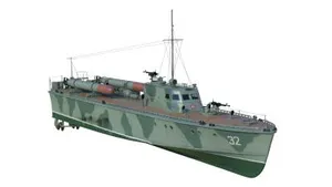 Торпедный катер Д-3. Рубка и палуба...