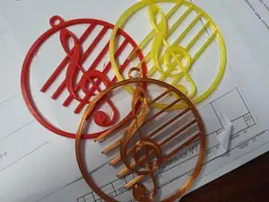 Ёлочная игрушка Скрипичный ключ