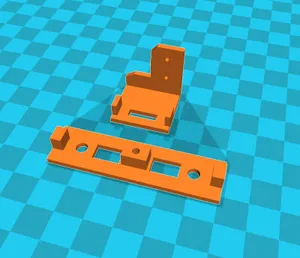 Anet A8 plus держатель микрика оси...