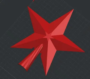 Звезда на елку .