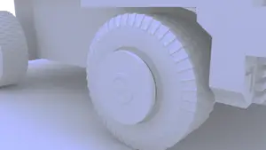 3D Игрушка машинка "Белаз"