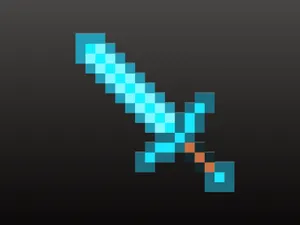Меч из игры Майнкрафт