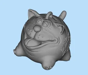 Кот в виде новогодней игрушки