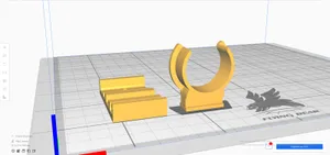 Мебельная клипса для трубы D28mm.