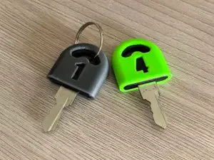 Колпачки для ключей с цифрами 1-5 и...