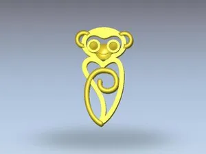 Серьга Обезьянка