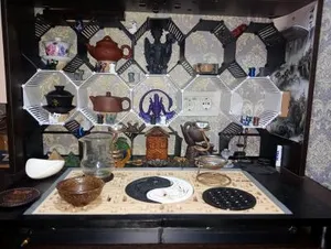 декоративная полка, ящики (сборная)