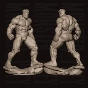 Красный Халк 3D модель для печати